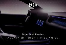 1月20日线上首发 奔驰官方剧透EQA内饰-深圳汽车网