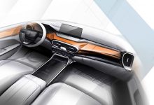 黑橙配色亮眼 凯翼炫界Pro内饰设计草图-深圳汽车网