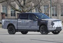 采用独立悬架 福特F-150纯电版实车谍照-深圳汽车网