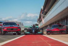 AMG GT 73e轻伪装车与新赛季F1赛车亮相-深圳汽车网