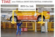 比亚迪获《时代》最具影响力百强企业-深圳汽车网