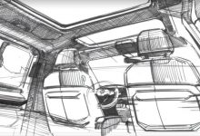 灵活空间设计 大众T7内饰设计草图曝光-深圳汽车网