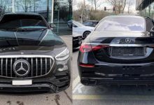 这造型打几分?疑似新AMG S 63实车谍照-深圳汽车网