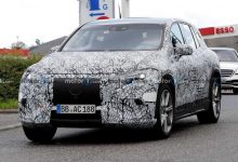 接近量产版 奔驰EQS SUV新谍照曝光-深圳汽车网