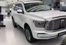 造型魁梧/3.0T+9AT 曝坦克600实车谍照-深圳汽车网