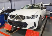 零件遭泄露?疑似新款宝马3系实车曝光-深圳汽车网