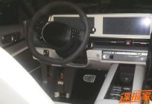 采用双联屏设计 现代IONIQ 6内饰谍照-深圳汽车网