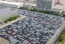 上海南港4410台Model 3整船出口欧洲-深圳汽车网