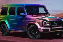 更显时尚感 奔驰G级彩虹色车型官图-深圳汽车网