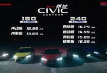售12.99万起 东风本田全新思域正式上市-深圳汽车网