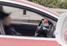 一特斯拉疑似早高峰开自动驾驶辅助睡觉-深圳汽车网