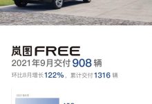 环比增长122% 岚图FREE9月交付908辆-深圳汽车网