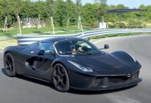 双涡轮增压V12？法拉利新旗舰车型谍照-深圳汽车网