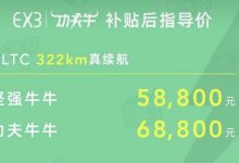 售5.88万起 几何EX3 功夫牛正式上市-深圳汽车网