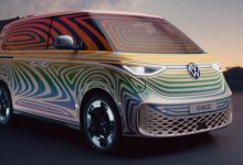 惊鸿一瞥 大众ID.BUZZ量产版车型曝光-深圳汽车网