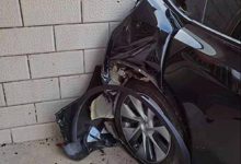 维修费高达20万 特斯拉Model Y不慎撞墙-深圳汽车网