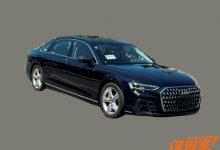 2.0T车型回归?奥迪A8L新车型谍照曝光-深圳汽车网