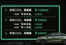 售9.48万元起 吉利缤瑞COOL正式上市-深圳汽车网