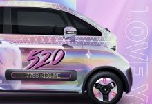 粉紫色镭射装饰 宝骏KiWi EV来电版消息-深圳汽车网