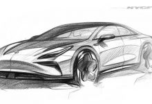 够不够“飒” 合创全新轿跑车型手绘图-深圳汽车网