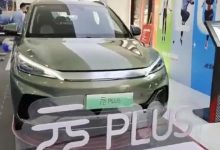 比亚迪元PLUS探险绿配色实车首次现身-深圳汽车网