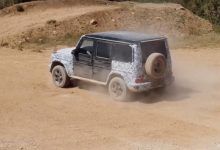 四轮电机玩明白了 奔驰EQG官方谍照-深圳汽车网