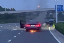 暂无人受伤 宝马i3轿车行驶中底盘起火-深圳汽车网