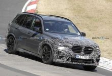 进气格栅新设计 新款宝马X5 M谍照曝光-深圳汽车网