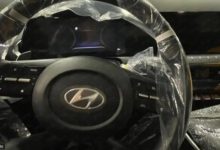 换装连屏 疑似新款现代菲斯塔内饰谍照-深圳汽车网