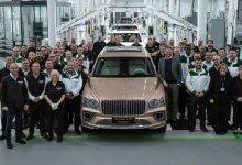 年内交付 宾利添越长轴距版车型下线-深圳汽车网