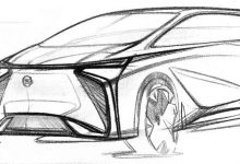 广州车展首发 合创全新纯电MPV手绘图-深圳汽车网