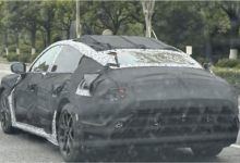 定位纯电动中型车 疑似智己L5路试谍照-深圳汽车网