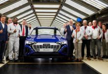 家族电动旗舰 新款奥迪Q8 e-tron下线-深圳汽车网