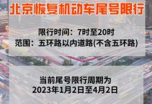 2月13日起北京恢复机动车尾号限行措施-深圳汽车网
