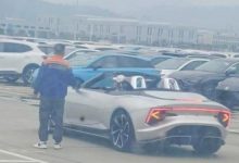 或4月亮相 曝Cyberster量产版无伪谍照-深圳汽车网