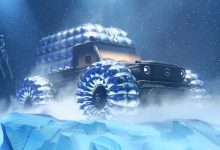 羽绒服穿起来 奔驰X盟可睐艺术车首发-深圳汽车网