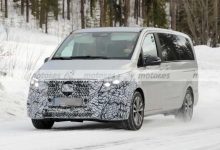 科技风 新款梅赛德斯-奔驰V级谍照曝光-深圳汽车网