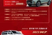 包牌贷回家 东风风行十亿补贴放大招-深圳汽车网