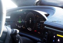 连屏设计 保时捷Macan EV最新内饰谍照-深圳汽车网