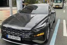 定位中大型轿车 起亚K8实车谍照曝光-深圳汽车网