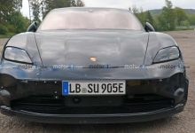 高科技大灯 新款保时捷Taycan谍照曝光-深圳汽车网