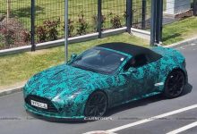 阿斯顿·马丁Vantage敞篷版继任者谍照-深圳汽车网