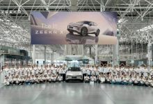 6月中旬开启交付 极氪X首批量产车下线-深圳汽车网