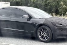 9月投产 新款特斯拉Model 3谍照再曝光-深圳汽车网