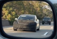 第三季度量产 新款特斯拉Model 3谍照-深圳汽车网