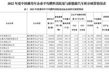 四部门发布2022年度“双积分”成绩单-深圳汽车网