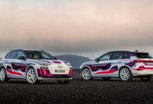 续航超600km 奥迪Q6 e-tron原型车官图-深圳汽车网