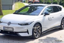 2024年欧洲上市 大众ID.7旅行版谍照-深圳汽车网