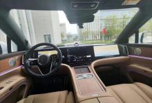 中控台全景来了 问界M9内饰谍照曝光-深圳汽车网