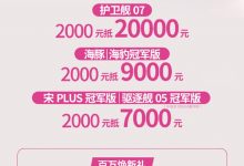 比亚迪针对海洋网旗下车型推限时优惠-深圳汽车网